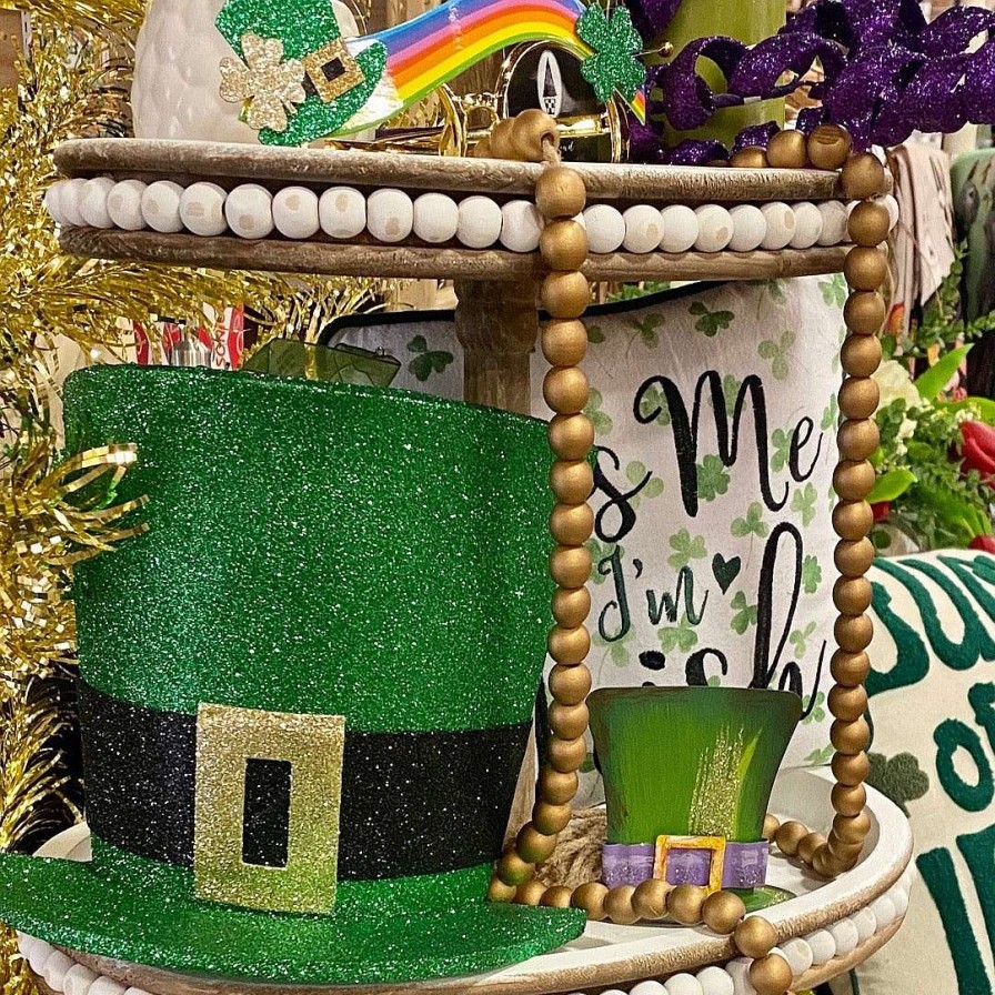 Liberty Floral Figurines | Leprechaun Top Hat