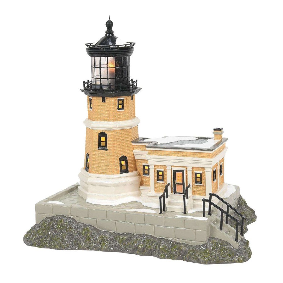 Department 56 Table Decor | Split Rock Lighthouse Set, Dept. 56 Village