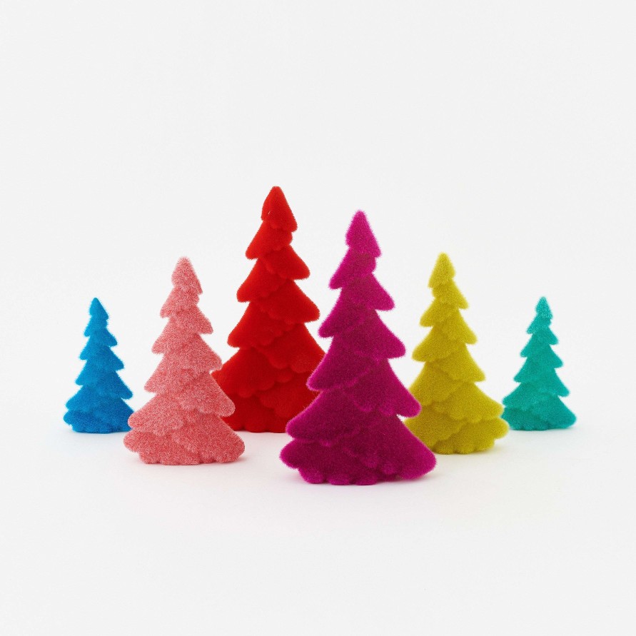 180 Degrees Figurines | Small Flocked Tree