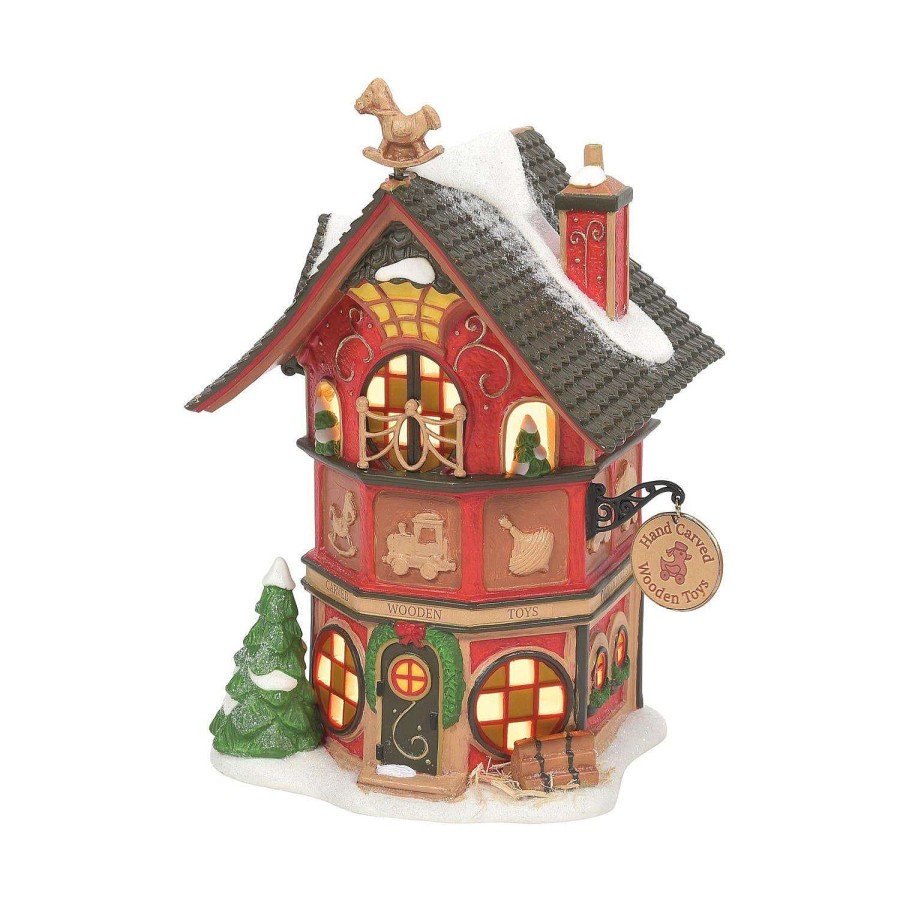 Department 56 Table Decor | North Pole'S Finest Wooden Toys, Dept. 56 Village