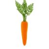 180 Degrees Home Accents | Flocked Orange Carrot