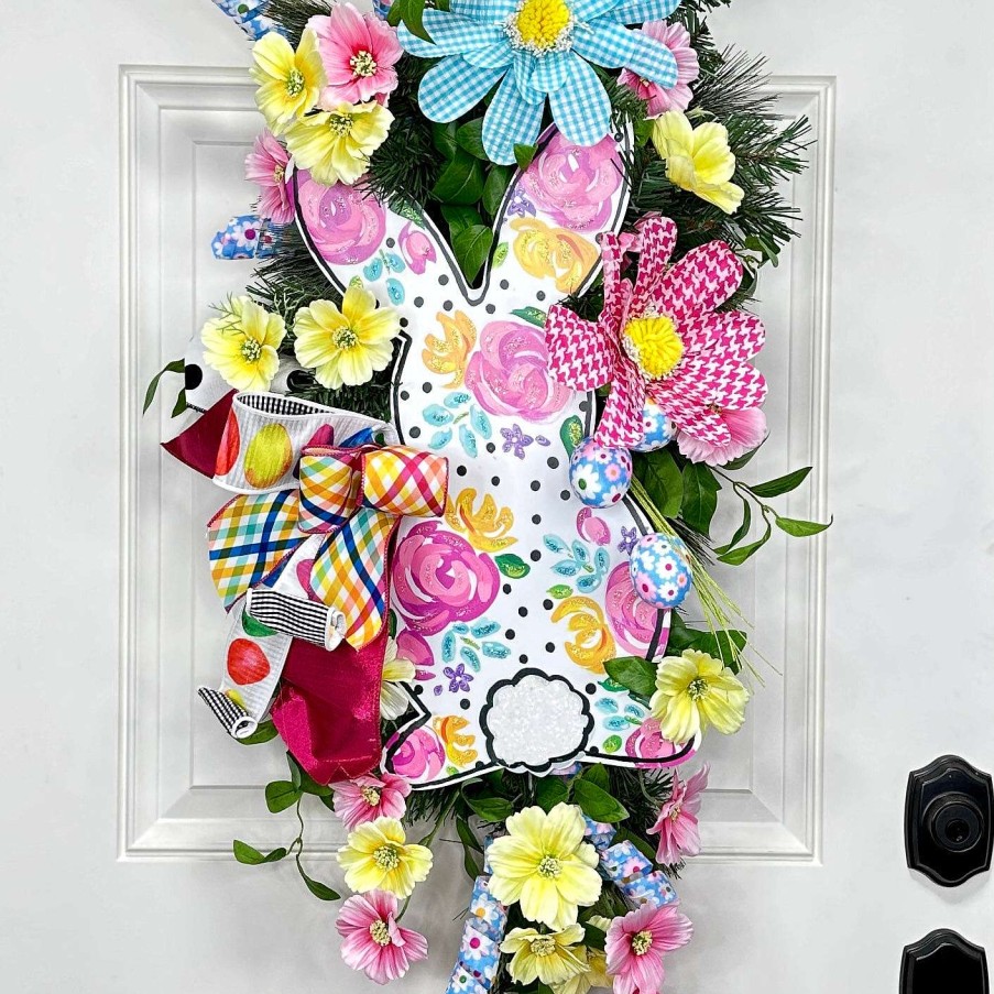 Miss Cayce's Door Decor | Bloomin' Easter Teardrop