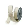 Farrisilk Ribbon | Natural Soho Sequins Ribbon, 1.5" X 10Yd