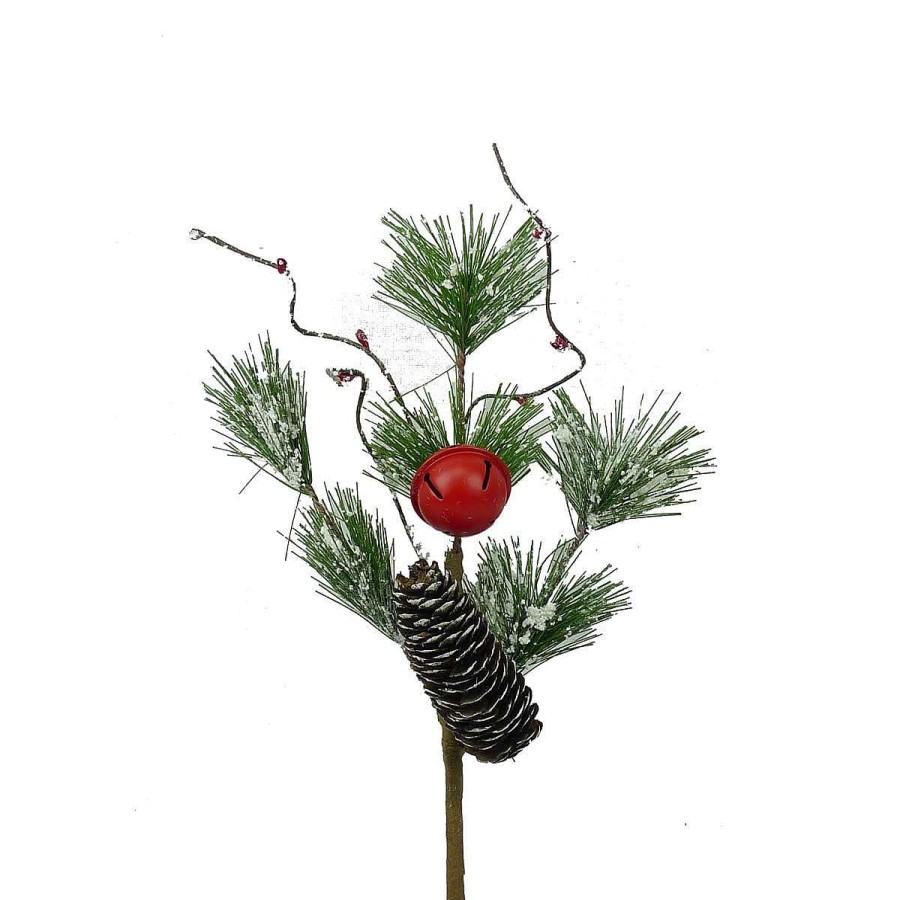 Liberty Floral Picks | Snow Pine Cone Pick