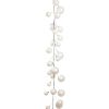 Farrisilk Garlands | 10' White Candy Apple Ball Garland