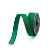 Farrisilk Ribbon | Emerald Pleated Metallic Ribbon, 1" X 10Yd