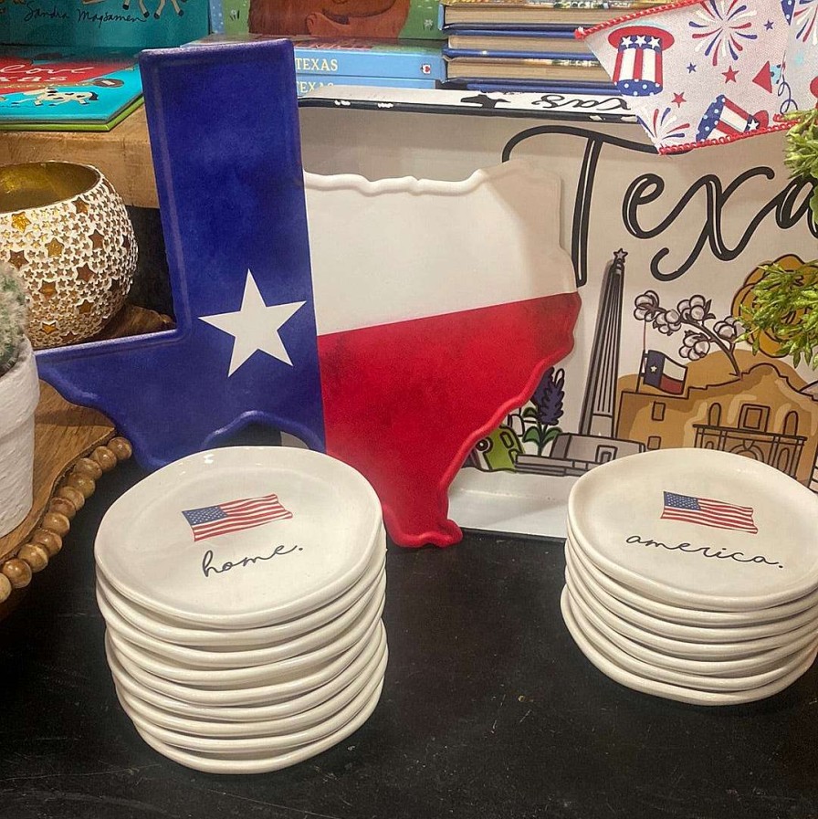 Craig Bachman Table Decor | Metal Texas Flag