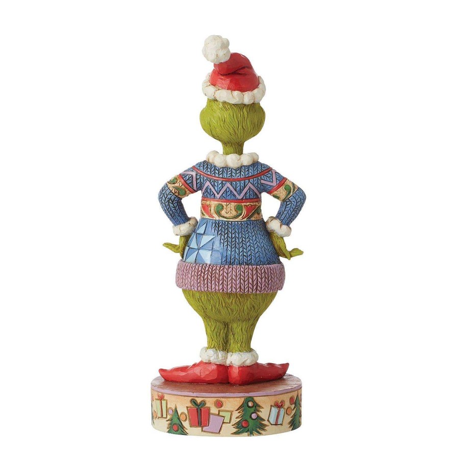 Department 56 Home Accents | Grinch Wearing Ugly Sweater Figurine, Dept. 56 Village