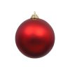 Farrisilk Ball Ornaments | Red Matte Ball Ornament, 12"