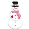 Craig Bachman Winter | Embossed Snowman With Scarf