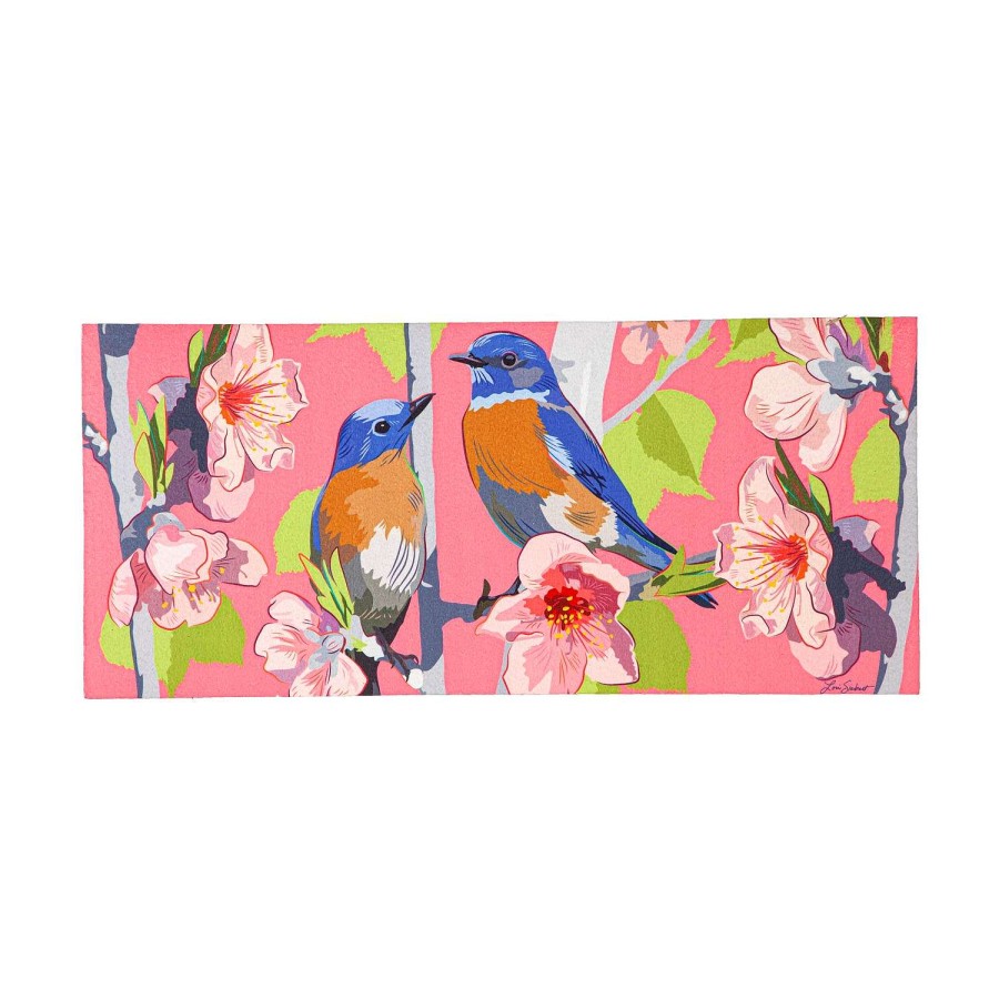 Evergreen Rugs & Mats | Birdies On Cherry Blossoms Sassafras Switch Mat