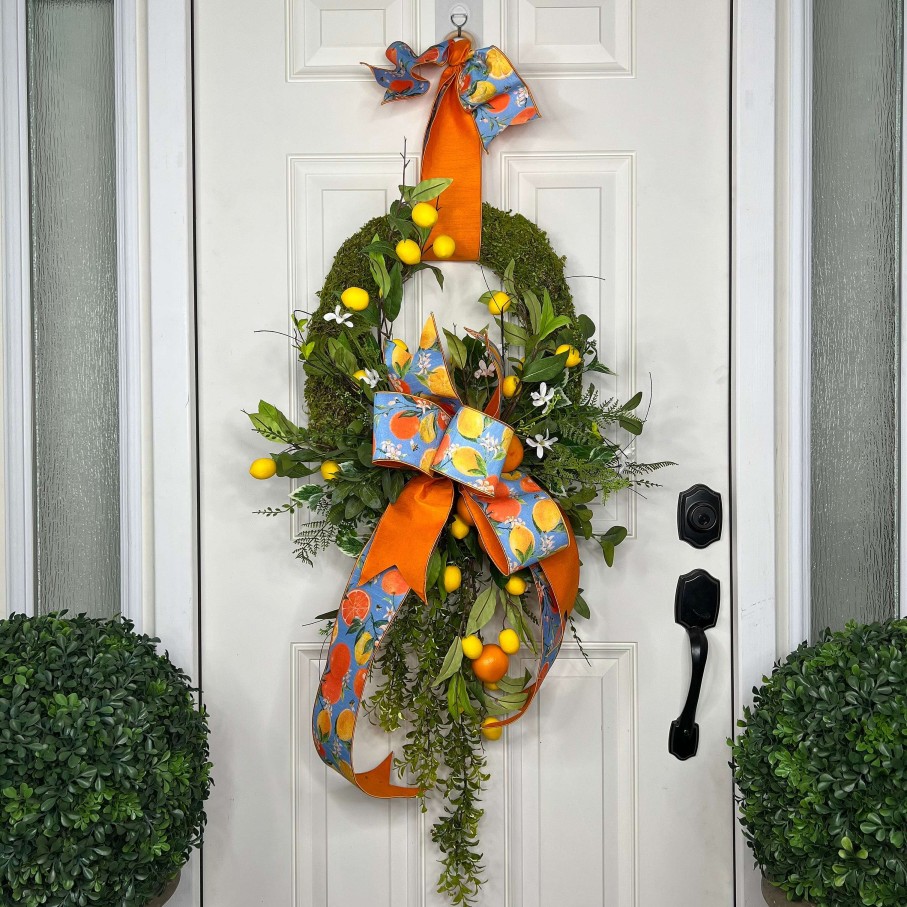 Miss Cayce's Door Decor | Squeeze The Day Wreath