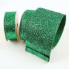 Farrisilk Ribbon | Emerald Glitter Magic Ribbon, 1.5"X10Yd