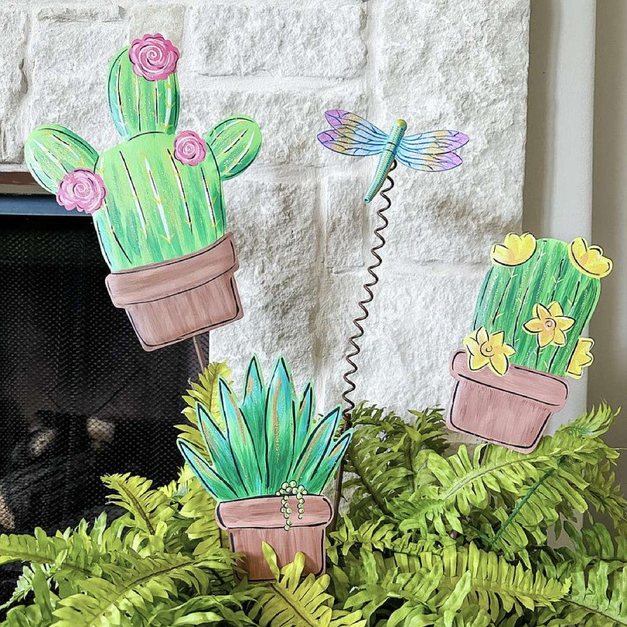 The Round Top Collection Spring Focal Points | Whimsy Cactus Pot