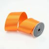 Farrisilk Spring | Orange Satin Ribbon, 4" X 10Yd