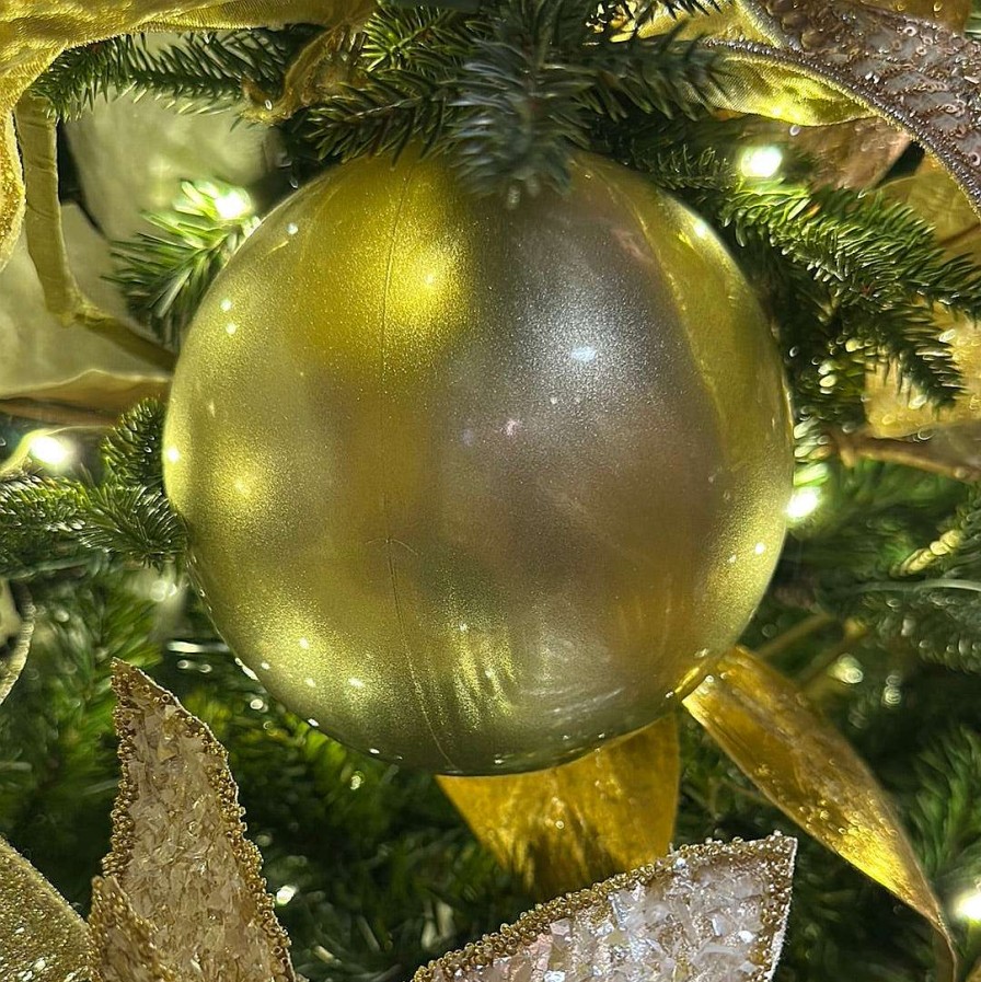 Farrisilk Ball Ornaments | 4" Rose Gold Candy Apple Ornament