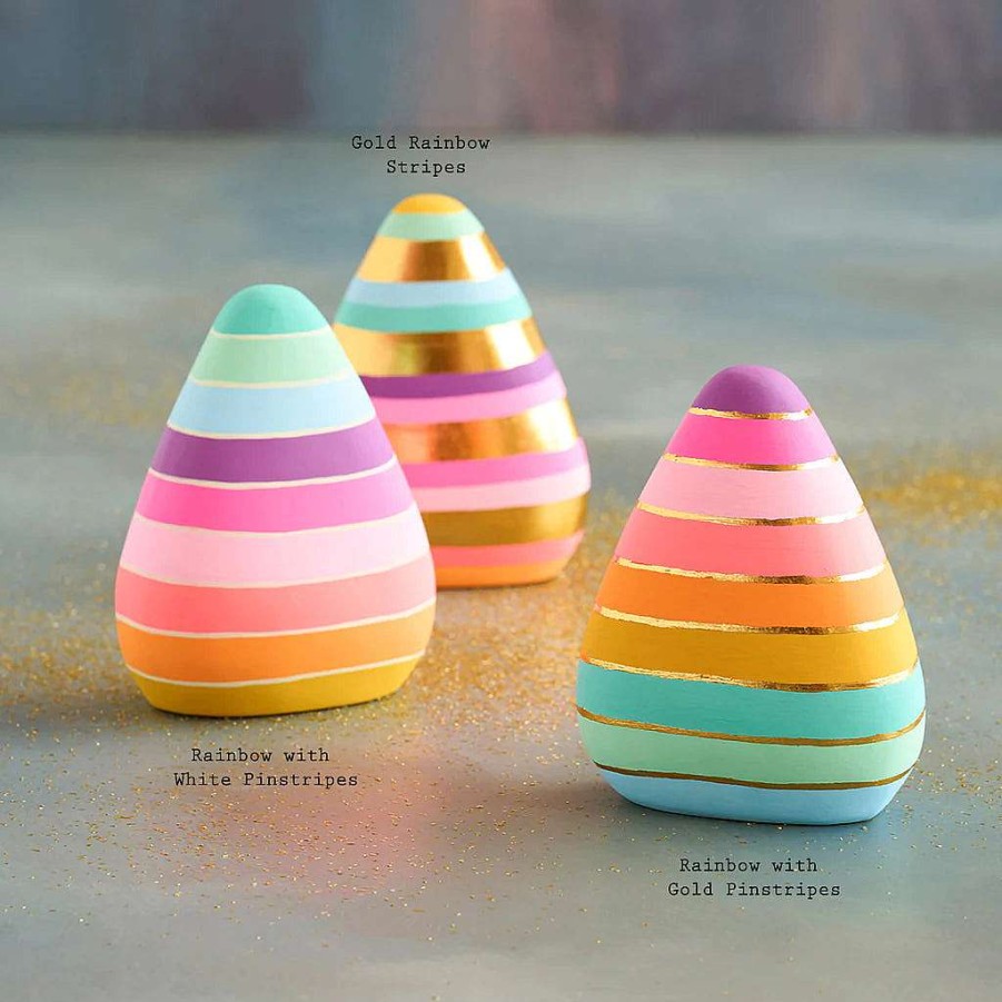 Glitterville Figurines | Rainbow Candy Corn By Glitterville