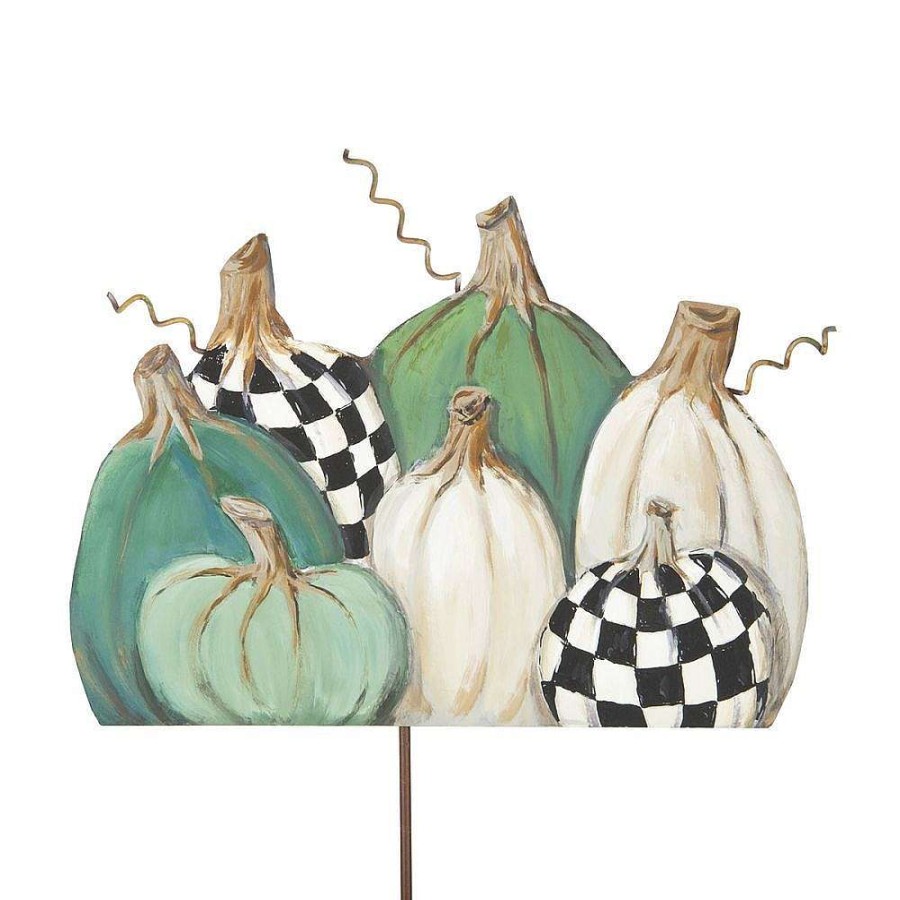 The Round Top Collection Pot Stakes | Pile Of Elegant Pumpkins