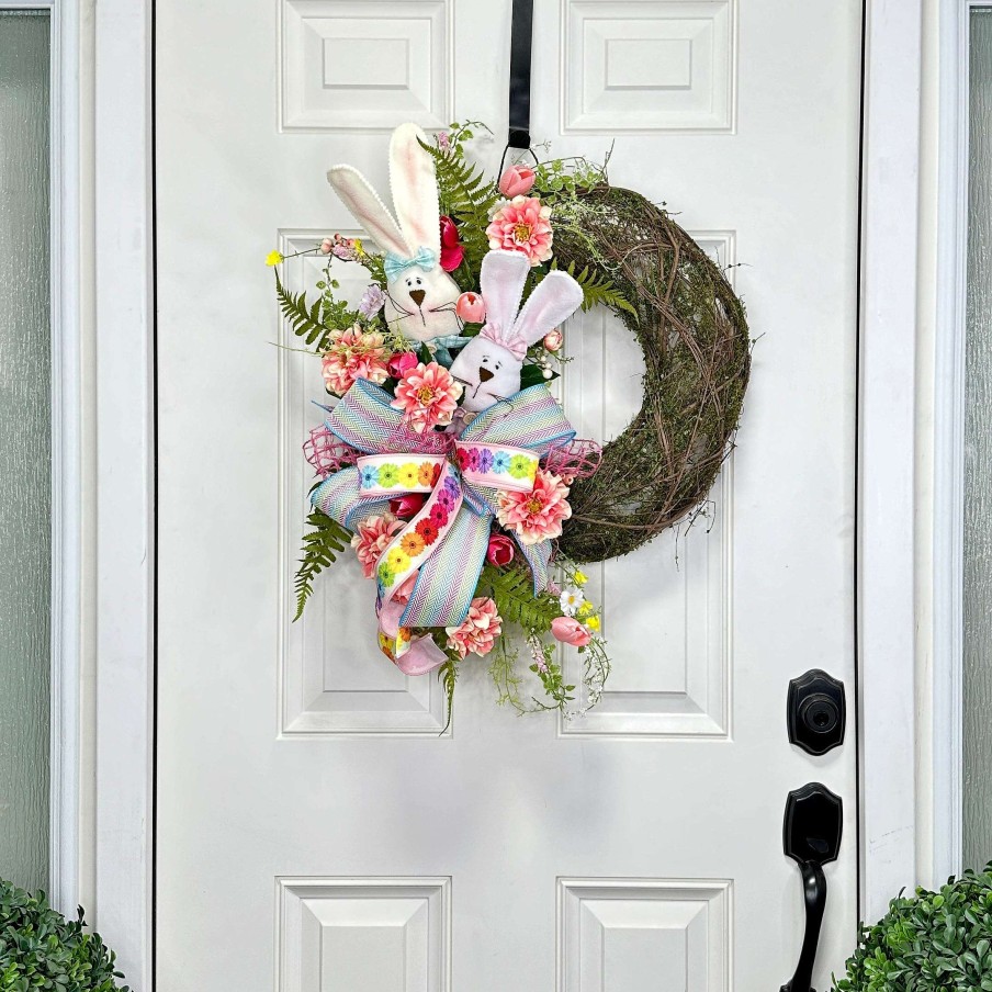 Miss Cayce's Miss Cayce'S Creations | Bunny Love Easter Wreath