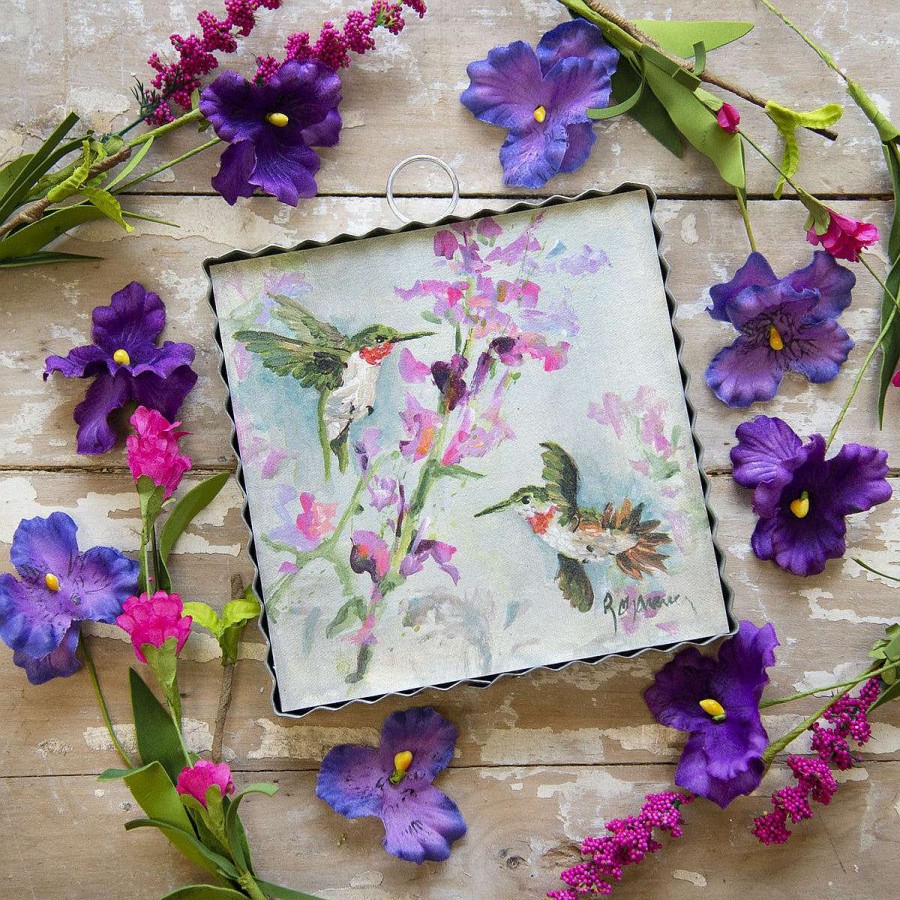 The Round Top Collection Wall Decor | Rozie Blooming Hummingbird Mini Gallery Art