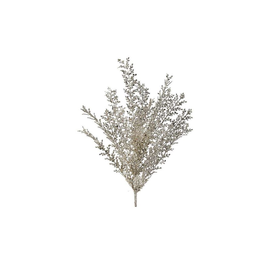 Regency Sprays | Platinum Sequin Artemesia Bush, 24"