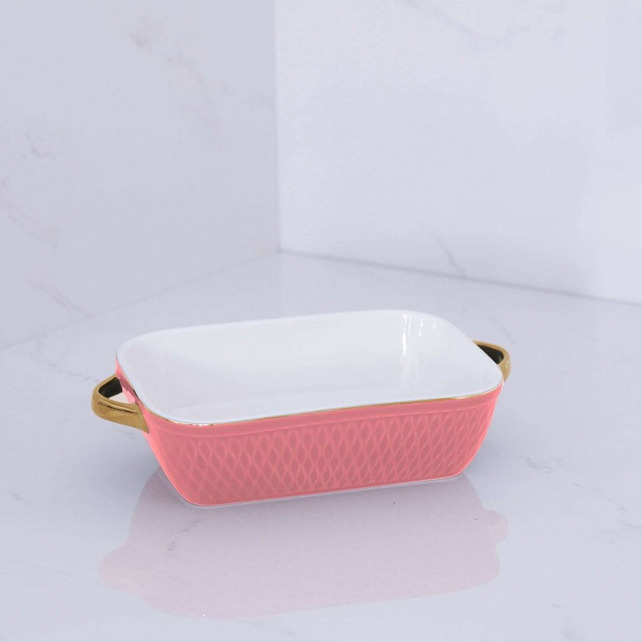 Beatriz Ball Spring | Rectangular Baker, Salmon