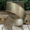 D. Stevens Happy New Year | Gold And Silver Glitter Metallic Ribbon, 2.5" X 10Yd