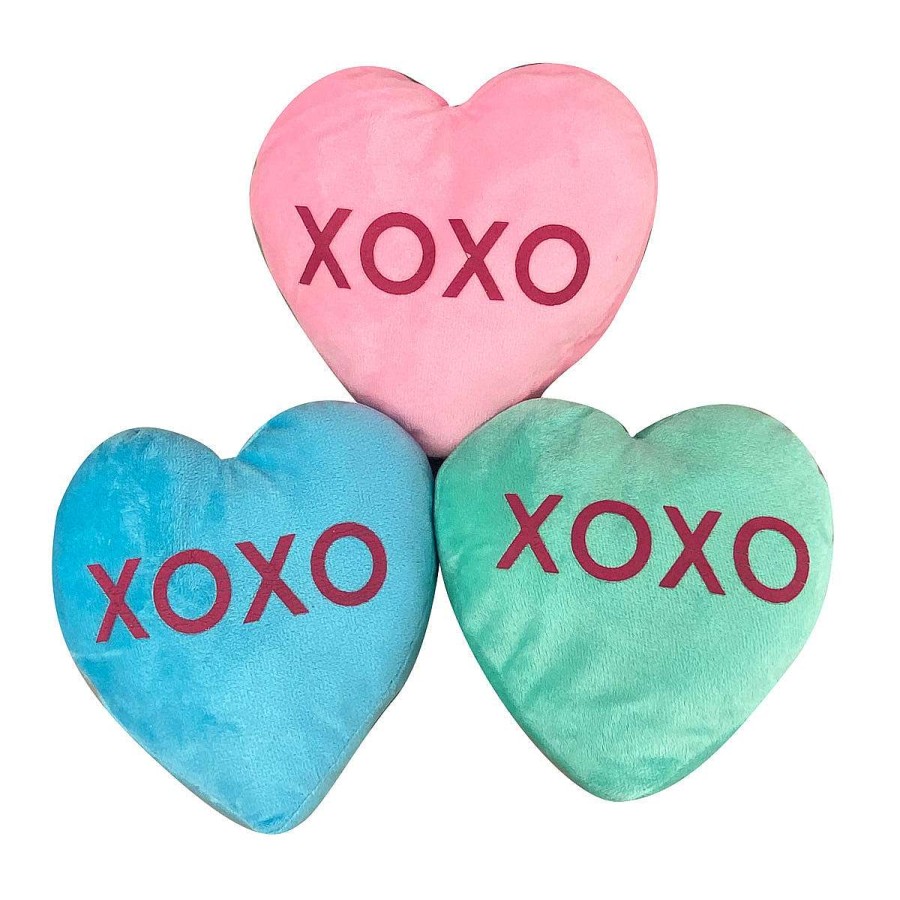 Liberty Floral Pillows | Plush Xoxo Heart Large