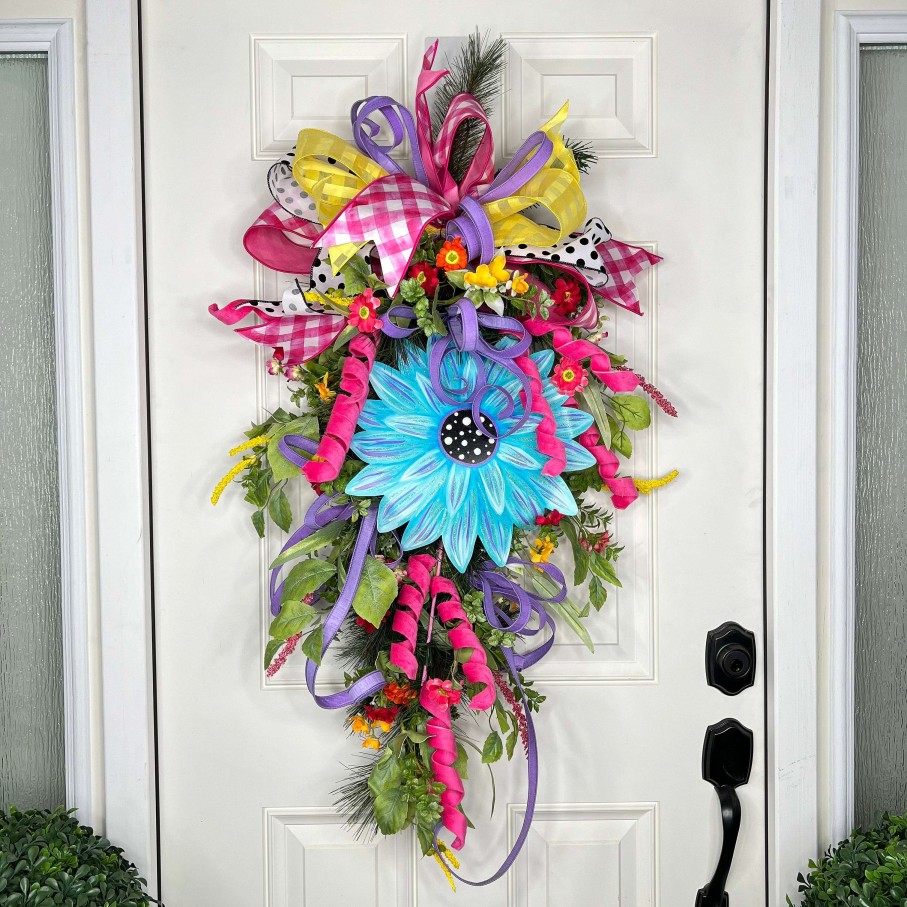 Miss Cayce's Door Decor | Summer Sensation Teardrop