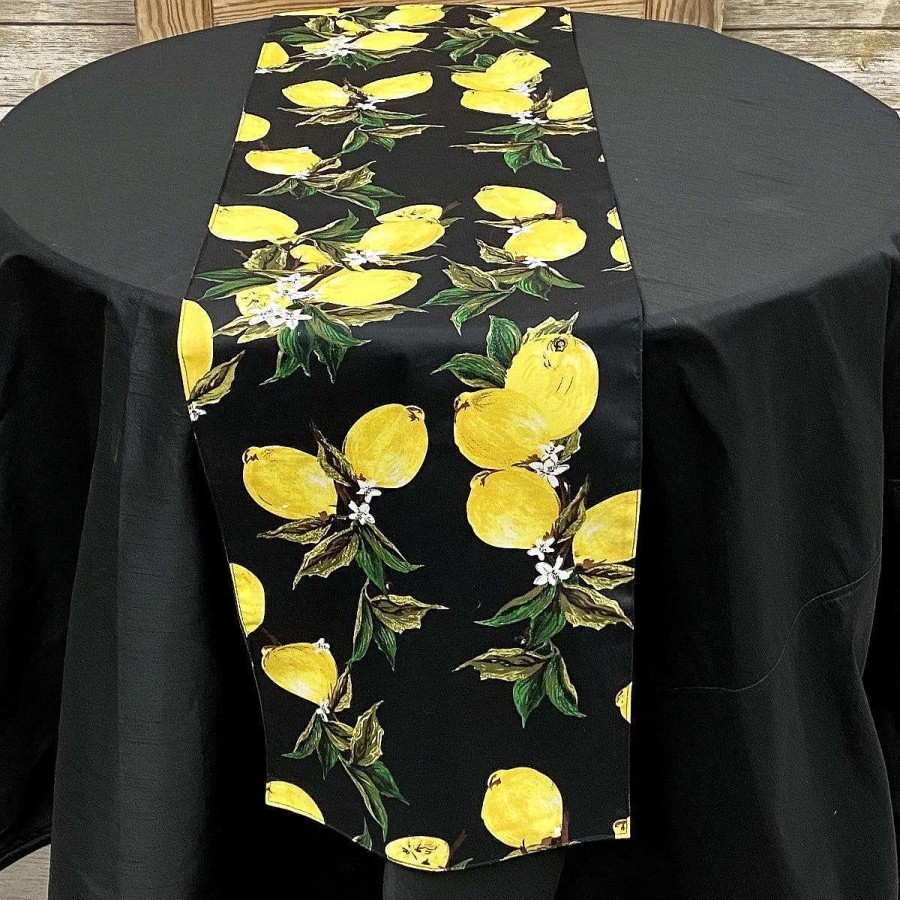 D. Stevens Table Decor | Lemon Branch Table Decor Runner 13"X90"