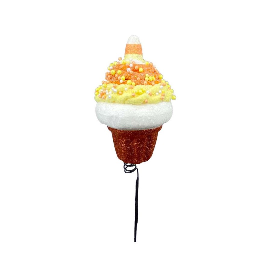 Liberty Floral Picks | Candy Corn Cupcake Pick