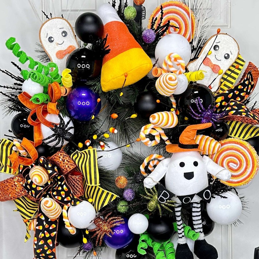 Liberty Floral Floral | Chenille Candy Corn Curly Spray