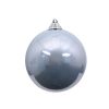 Farrisilk Ball Ornaments | Silver Candy Apple Ball Ornament, 8"