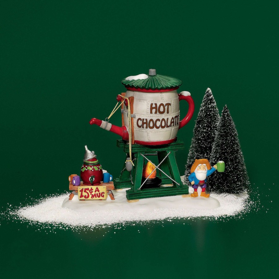 Department 56 Table Decor | Hot Chocolate Tower Dept. 56 Village