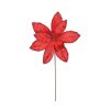 Direct Export Co. Floral | Red Velvet Poinsettia Stem