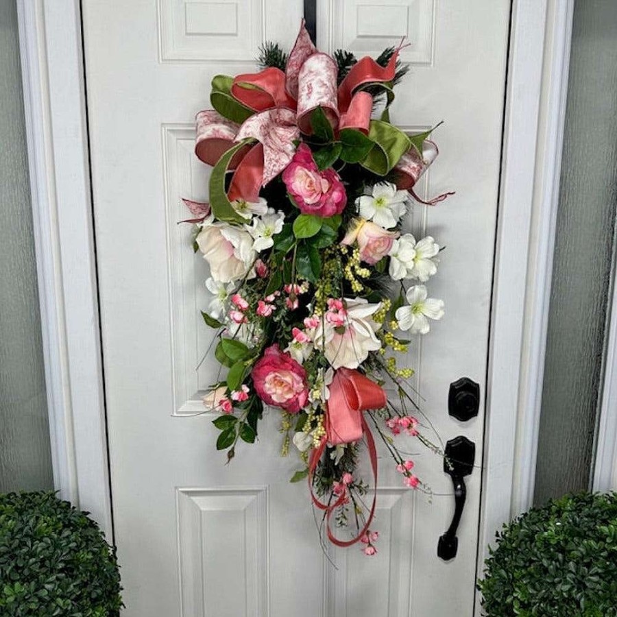 Miss Cayce's Door Decor | Spring In Bloom Teardrop