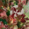 Liberty Floral Floral | Gingerbread Candy Cane Spray