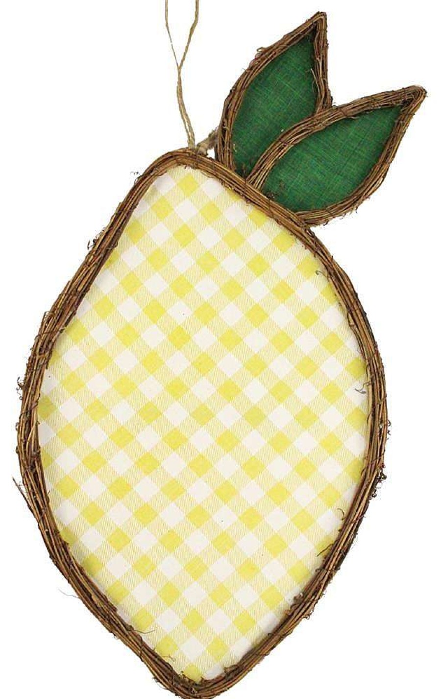 Craig Bachman Door Decor | Lemon Fabric Grapevine Door Design