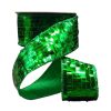 D. Stevens Ribbon | Sequin La Garconne Emerald Green Ribbon, 2.5" X 10Yd