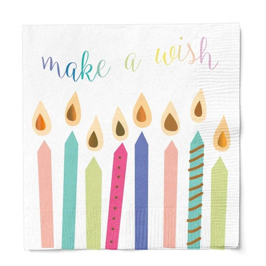 Sophistiplate Celebrate Birthday | Cocktail Napkin, Birthday Candles