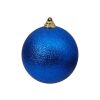 Farrisilk Ball Ornaments | Blue Glitter Ball Ornament, 8"