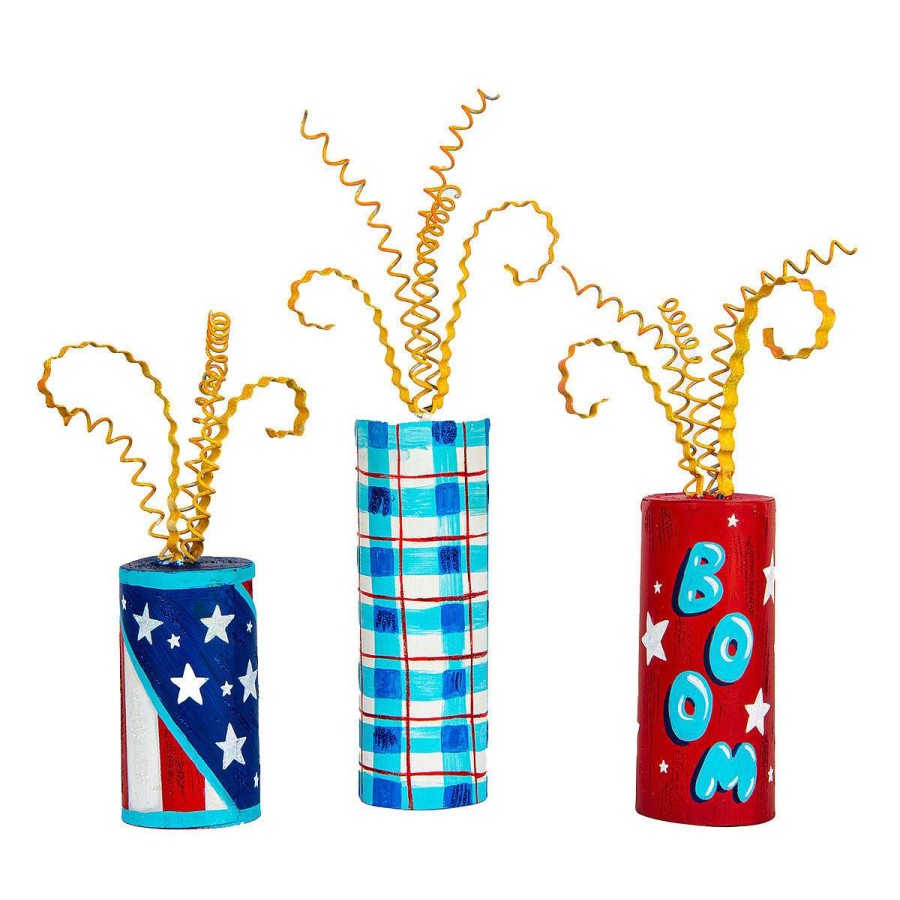 The Round Top Collection Figurines | Firecracker Cans