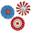 The Round Top Collection Wall Decor | Patriotic Rosette Fan Magnets