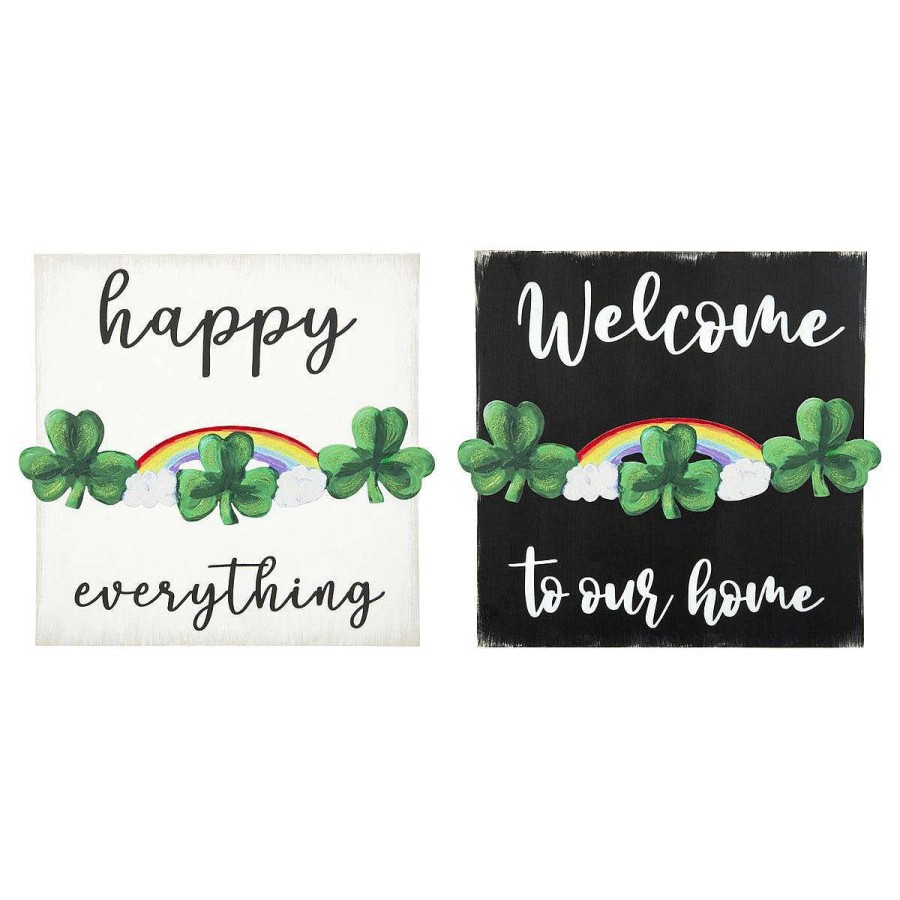 The Round Top Collection Table Decor | Shamrock Banner For Banner Display