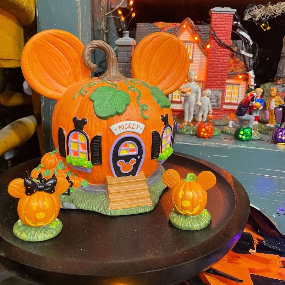 Department 56 Table Decor | Mickey'S Pumpkintown Topiaries, Dept. 56 Village