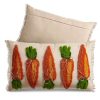 RAZ Pillows | Loop And Knot Carrot Lumbar Pillow