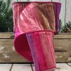 D. Stevens Ribbon | Pink And Purple Velvet Ombre Ribbon, 4" X 10Yd