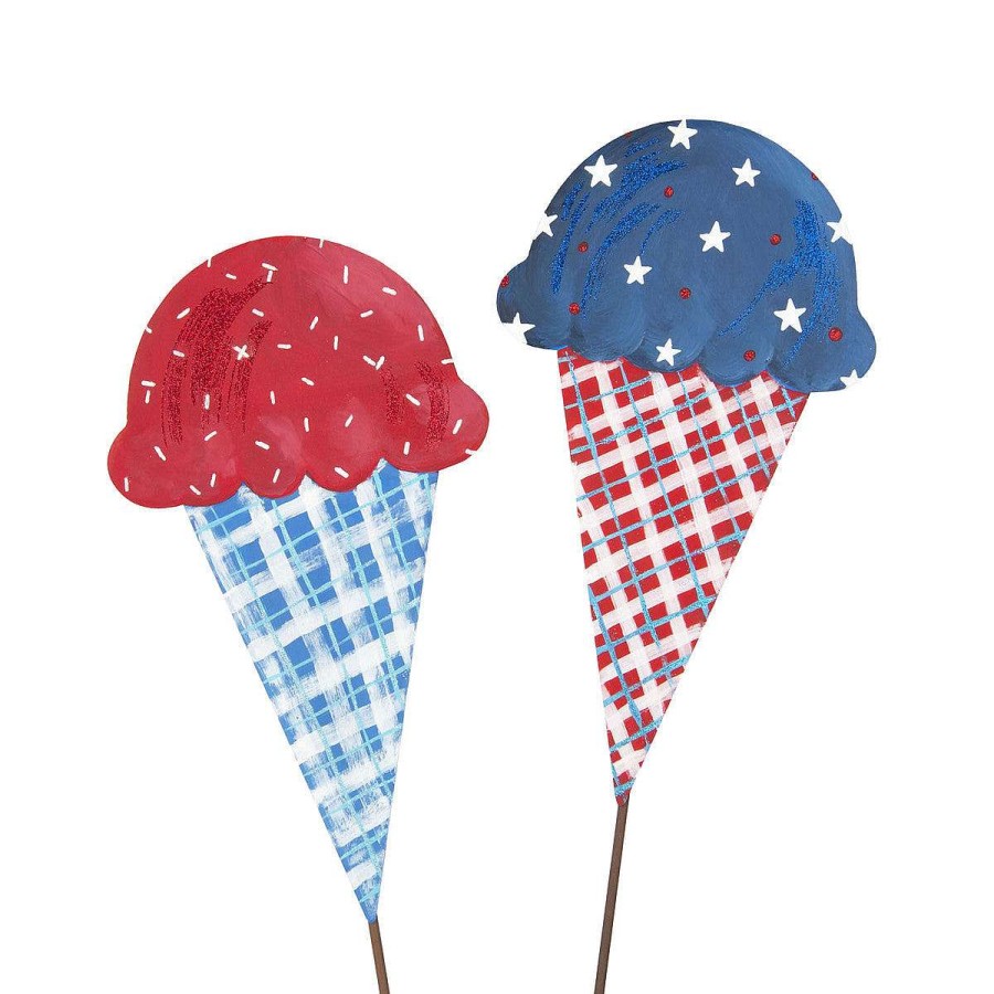 The Round Top Collection Wall Decor | Patriotic Ice Cream Cone