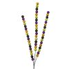 Liberty Floral Sprays | Lime Green, Orange, Black & Purple Glitter Ball Spray