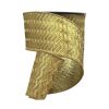 D. Stevens Ribbon | Metallic Gold Waves Ribbon, 4" X 10Yd